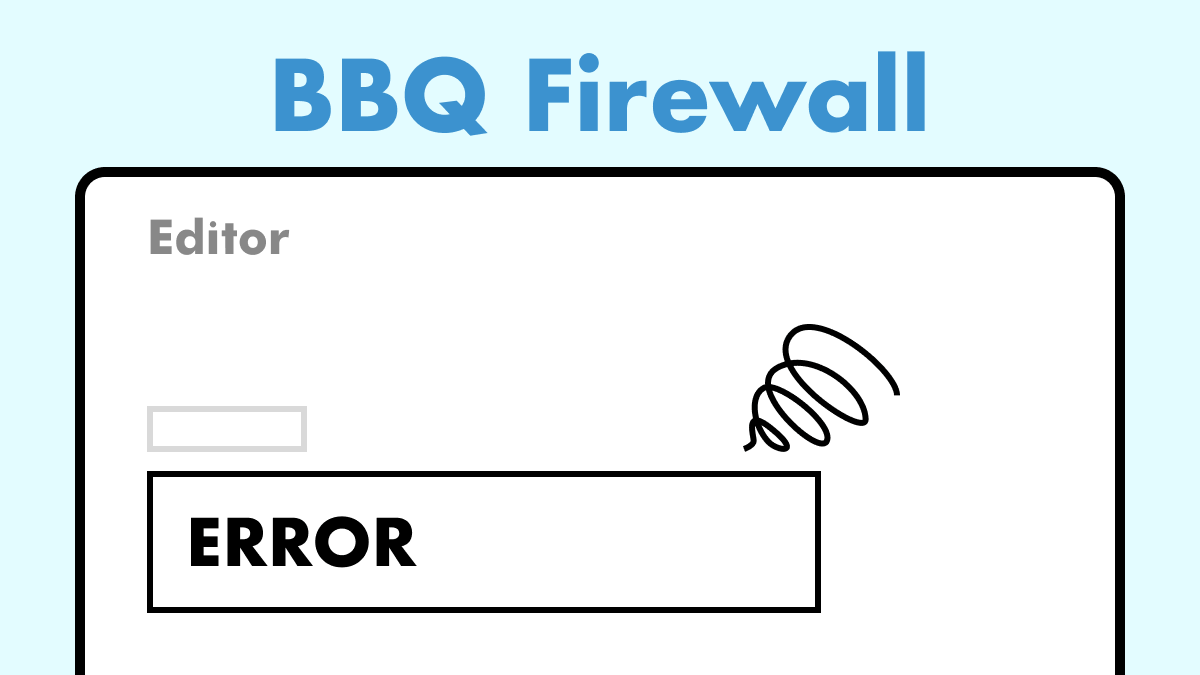 BBQ Firewallでエラーが出る場合の対処法