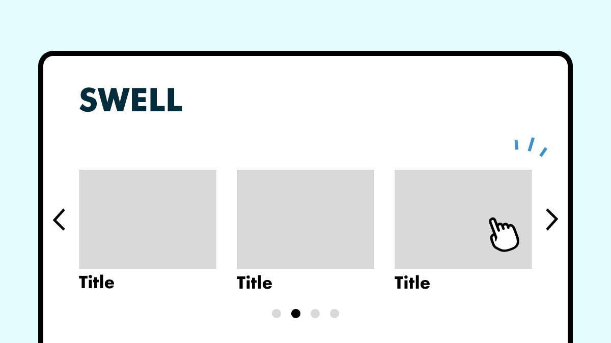 SWELLの記事スライダー